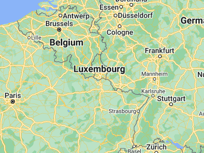 Map showing location of Alzingen (49.565, 6.16361)
