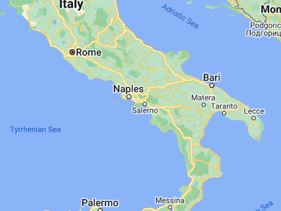 Map showing location of Amalfi (40.6349, 14.60238)