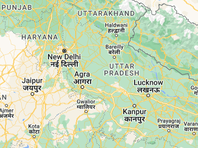 Map showing location of Amānpur (27.71101, 78.73899)