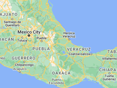 Map showing location of Amatlán de los Reyes (18.84575, -96.91494)