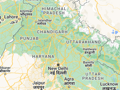 Map showing location of Ambahta (29.85691, 77.33491)