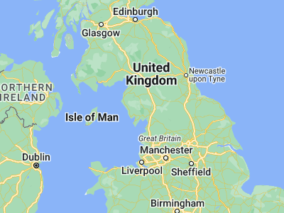 Map showing location of Ambleside (54.43261, -2.96167)