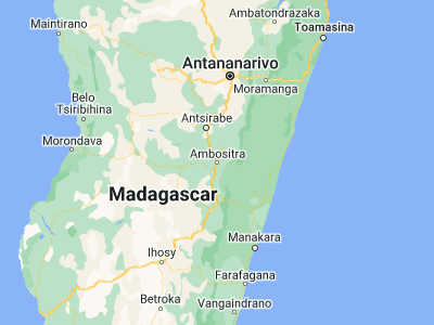 Map showing location of Ambositra (-20.53034, 47.24344)