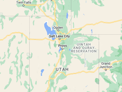 Map showing location of American Fork (40.3769, -111.79576)