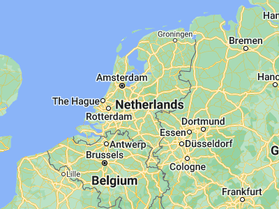 Map showing location of Amerongen (52.0025, 5.45972)
