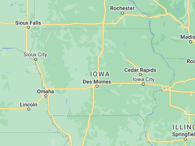 Map showing location of Ames (42.03471, -93.61994)