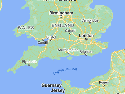 Map showing location of Amesbury (51.17172, -1.77897)