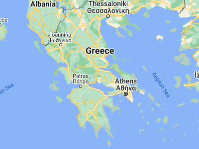 Map showing location of Amfíkleia (38.63333, 22.58333)