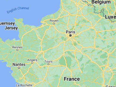 Map showing location of Amilly (48.44333, 1.39349)