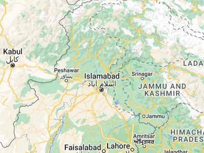 Map showing location of Amirabad (34.18729, 73.09078)