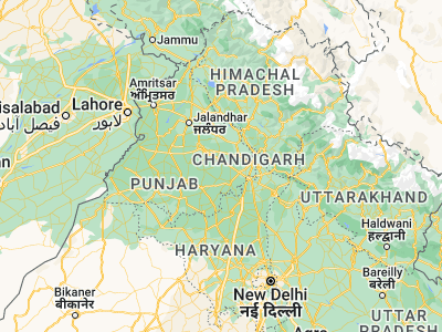 Map showing location of Amloh (30.60996, 76.23186)