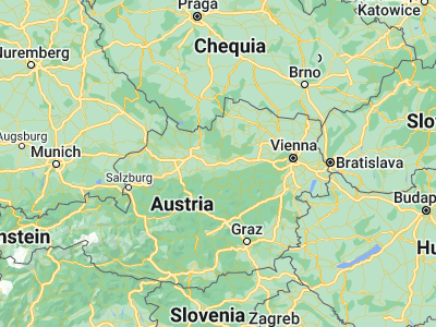 Map showing location of Amstetten (48.1229, 14.87206)