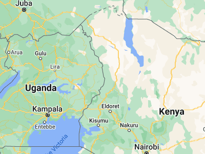 Map showing location of Amudat (1.95, 34.95)