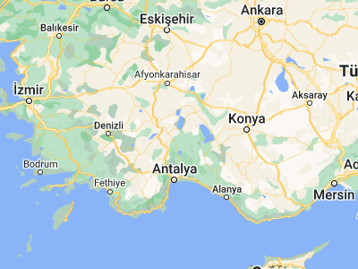Map showing location of Anamas (37.76667, 30.8)