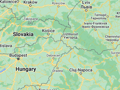 Map showing location of Anarcs (48.17642, 22.11167)