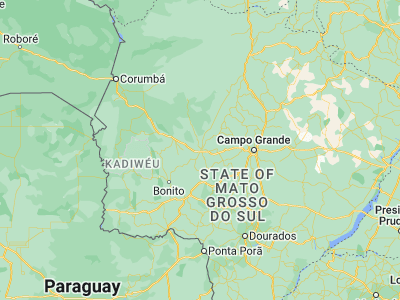 Map showing location of Anastácio (-20.48361, -55.80694)