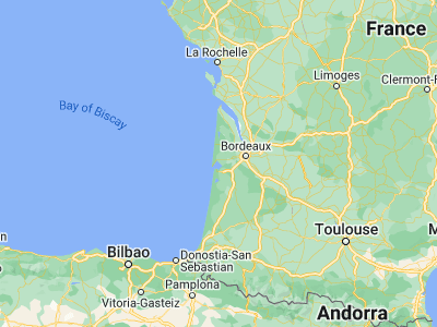 Map showing location of Andernos-les-Bains (44.74572, -1.10355)