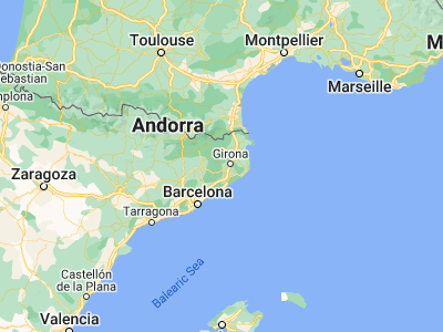 Map showing location of Anglès (41.95617, 2.63603)
