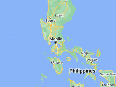 Map showing location of Angono (14.5266, 121.1536)