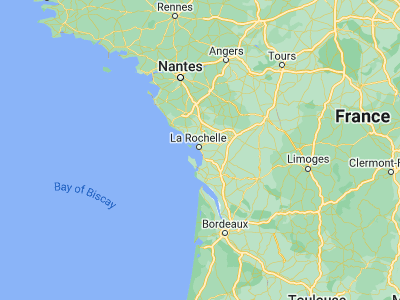Map showing location of Angoulins (46.10526, -1.10713)
