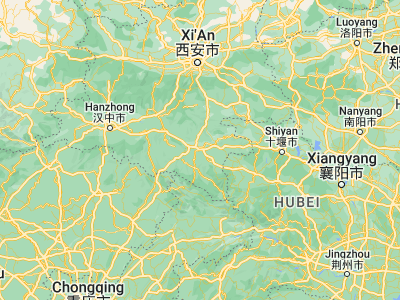 Map showing location of Ankang (32.68, 109.01722)