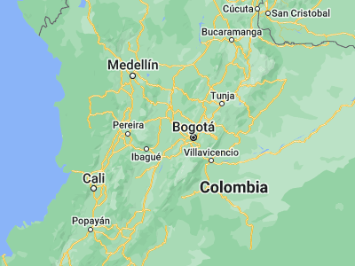 Map showing location of Anolaima (4.83362, -74.4995)