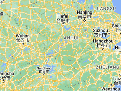 Map showing location of Anqing (30.50917, 117.05056)