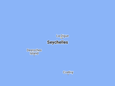 Map showing location of Anse Boileau (-4.71667, 55.48333)