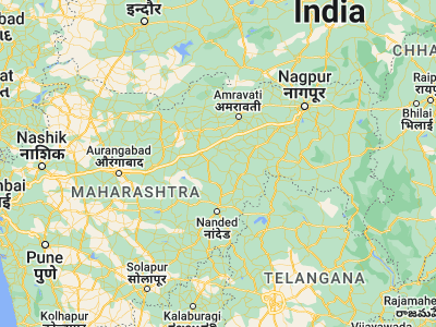 Map showing location of Anshing (20.03333, 77.31667)