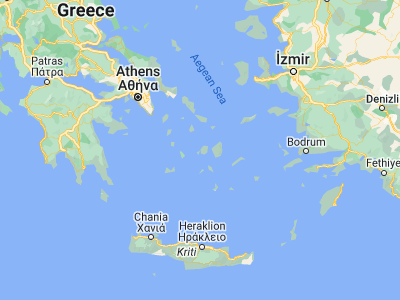 Map showing location of Antíparos (37.03333, 25.08333)