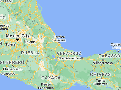 Map showing location of Antón Lizardo (19.05903, -95.99084)