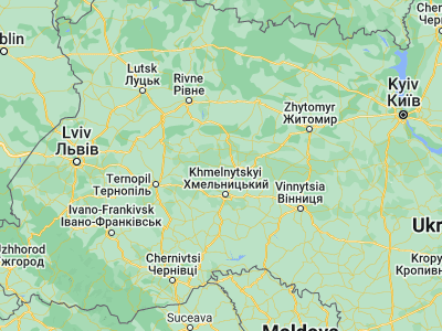 Map showing location of Antoniny (49.80974, 26.87714)