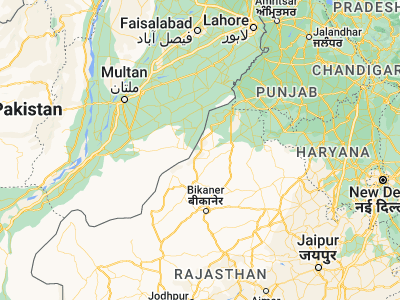 Map showing location of Anūpgarh (29.19111, 73.20861)
