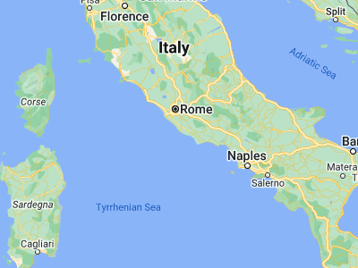 Map showing location of Anzio (41.44749, 12.62707)