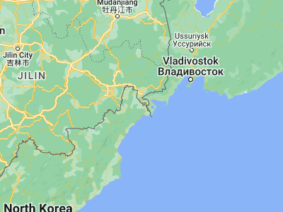 Map showing location of Aoji-ri (42.52056, 130.39528)