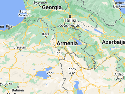 Map showing location of Apaga (40.09666, 44.25157)