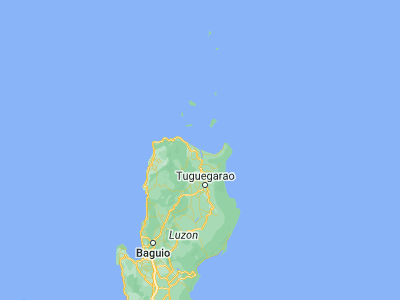 Map showing location of Aparri (18.3566, 121.6406)