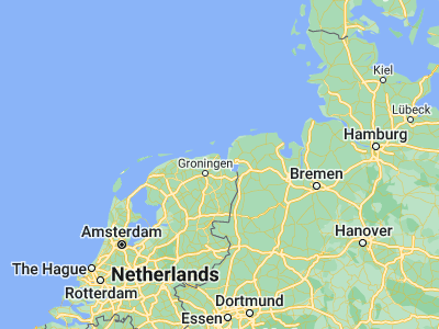 Map showing location of Appingedam (53.32167, 6.85833)