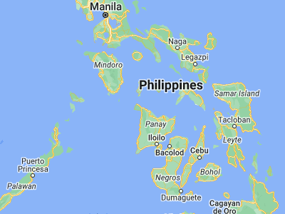 Map showing location of Aquino (11.8221, 122.1088)
