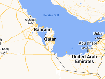 Map showing location of Ar Rayyān (25.29194, 51.42444)