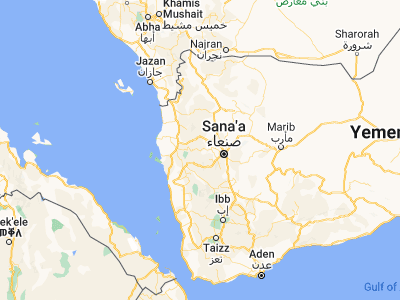 Map showing location of Ar Rujum (15.45776, 43.63226)