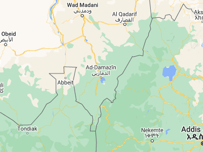 Map showing location of Ar Ruseris (11.8659, 34.3869)