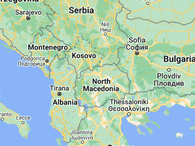 Map showing location of Арачиново (42.02639, 21.56194)