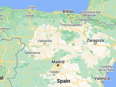 Map showing location of Aranda de Duero (41.67041, -3.6892)