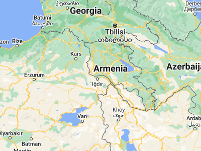 Map showing location of Arazap (40.04195, 44.14721)