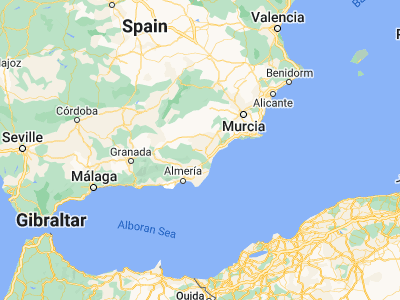 Map showing location of Arboleas (37.35024, -2.07384)