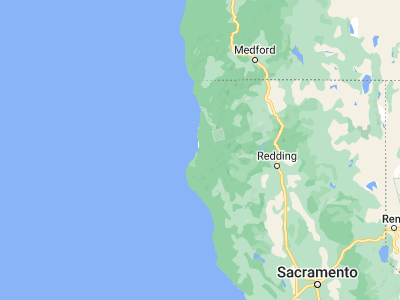 Map showing location of Arcata (40.86652, -124.08284)