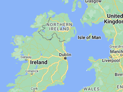Map showing location of Ardee (53.85972, -6.54056)