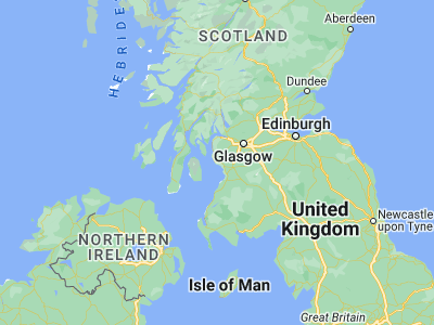 Map showing location of Ardrossan (55.65018, -4.80659)