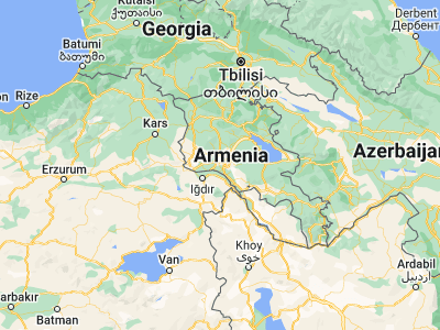 Map showing location of Arevashat (40.1425, 44.37068)